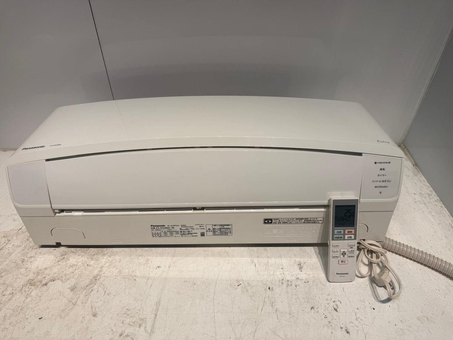 478　Panasonic　2019年製　10～12畳用　CS-EX289C