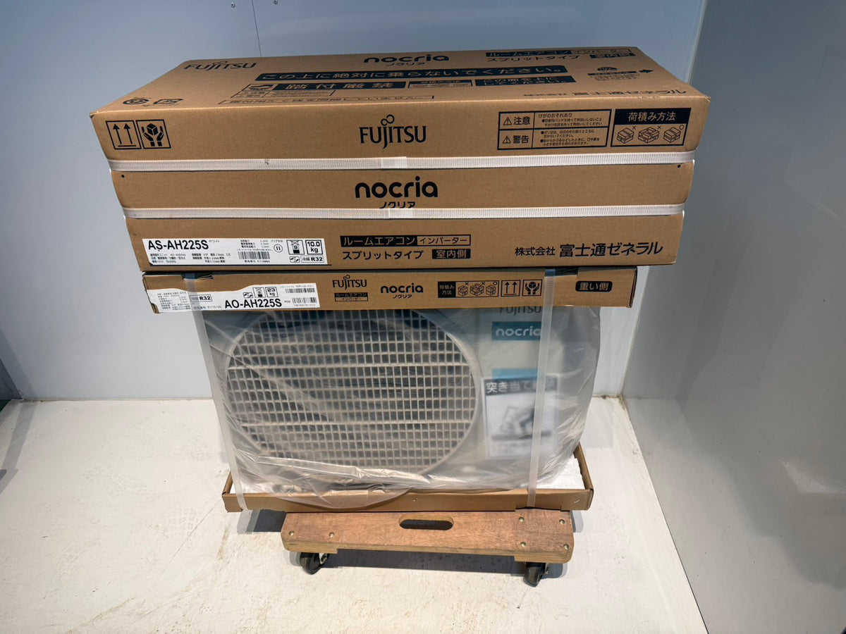589　FUJITSU　2025年製　6～8畳用　AS-AH225S　新品未開封　メーカー保証付き　在庫５台