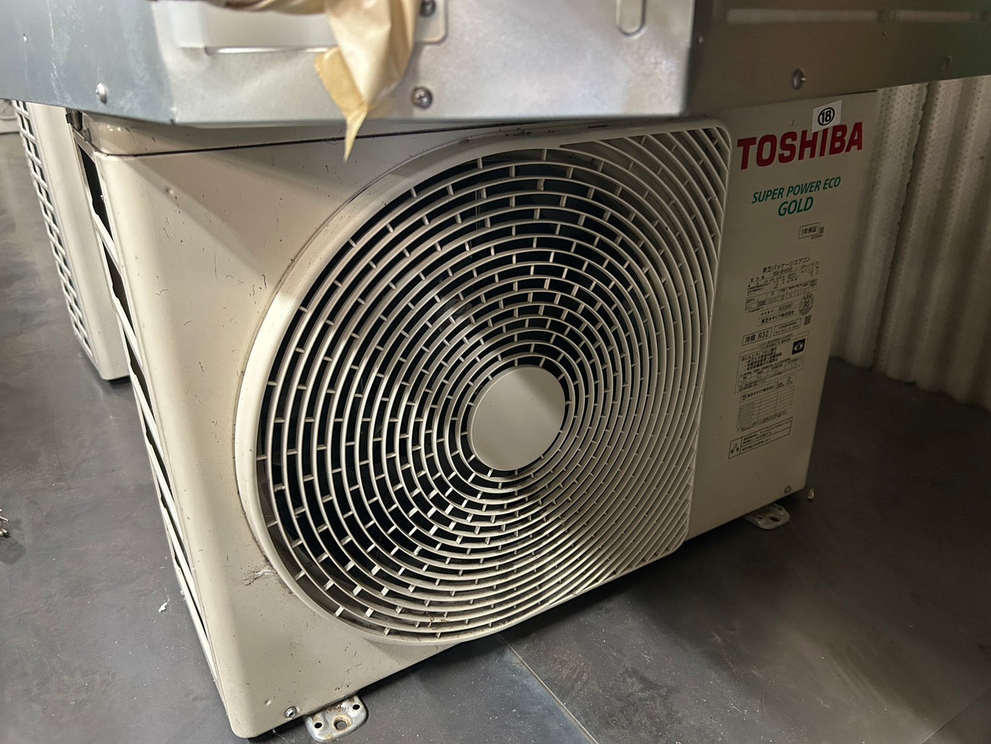 S　TOSHIBA　天カセエアコン　2023年製　3馬力相当