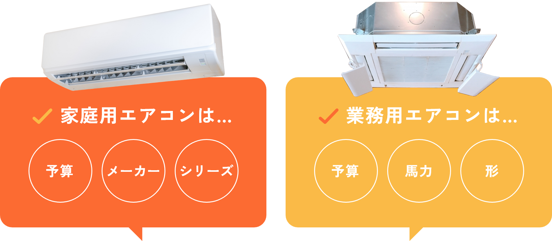 エアコン選びのポイント